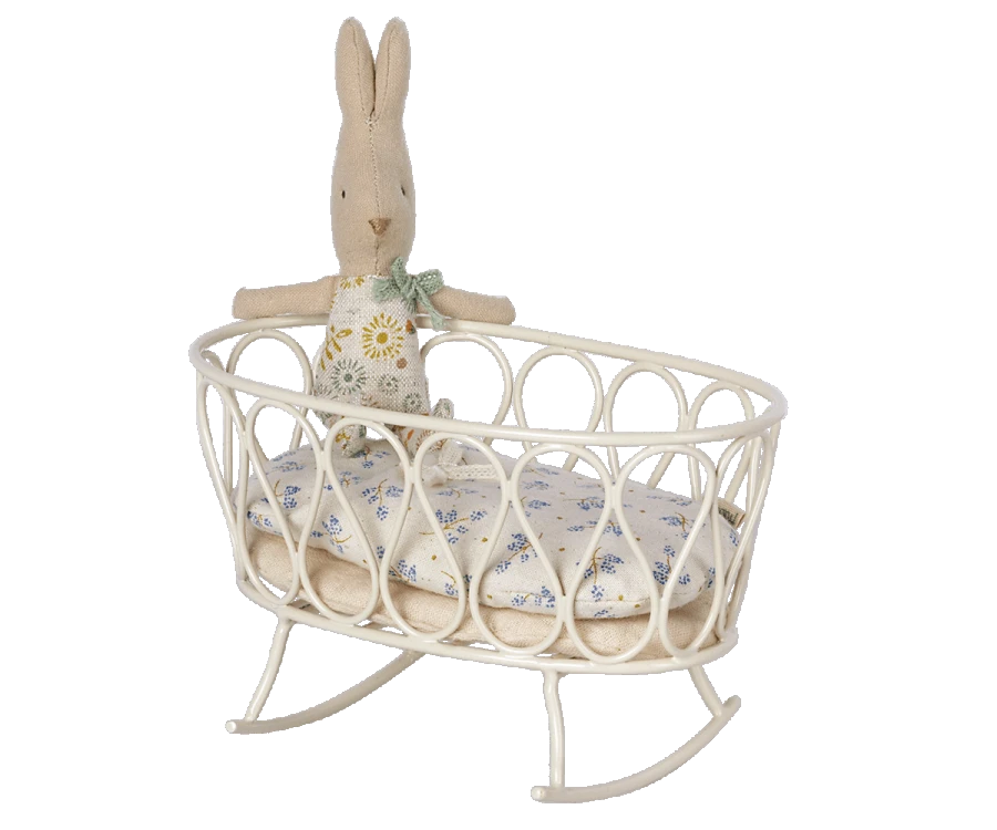 MAILEG BERCEAU &SAC DE COUCHAGE 14CM-BLUE 2 MAILEG BERCEAU &SAC DE COUCHAGE 14CM-BLUE – Image 2