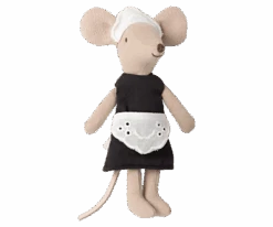MAILEG MAMAN SOURIS 15CM - FEMME DE CHAMBRE - COLLECTION ROYALE