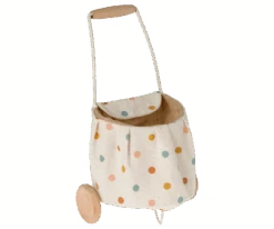 MAILEG MINI CHARIOT À ROULETTES MULTI DOTS -Bébé Produits Vente maileg mini chariot a roulettes multi dots 2