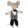 MAILEG PAPA SOURIS 15CM - SERVEUR - COLLECTION ROYALE