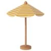 MAILEG PARASOL RAYÉ JAUNE & BLANC 15CM - ACCESSOIRES MAILEG