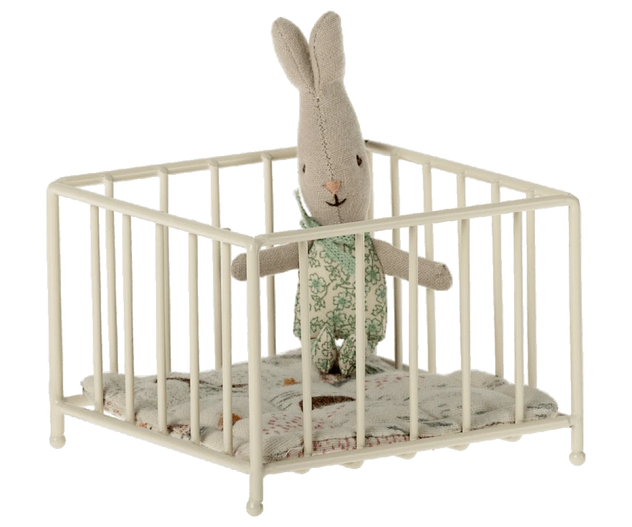 MAILEG PARC DE JEU EN MÉTAL CHEVAUX HEUREUX 8CM - POUR BÉBÉ SOURIS 2 MAILEG PARC DE JEU EN MÉTAL CHEVAUX HEUREUX 8CM - POUR BÉBÉ SOURIS – Image 2