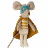 MAILEG PETIT FRÈRE SOURIS 10CM - SUPER-HÉROS DANS SA BOITE D'ALLUMETTES