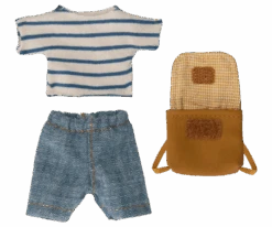 MAILEG TENUE GRAND FRÈRE SOURIS - SAC À DOS OCHRE