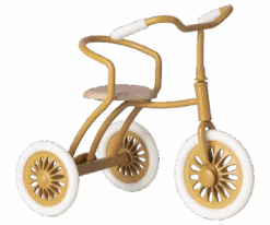 MAILEG TRICYCLE OCHRE POUR PETITE & GRANDE SOURIS - COLLECTION TRICYCLE -Bébé Produits Vente maileg tricycle ochre pour petite grande souris co 3