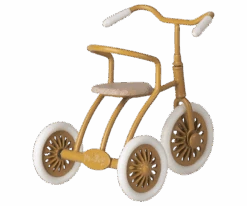 MAILEG TRICYCLE OCHRE POUR PETITE & GRANDE SOURIS - COLLECTION TRICYCLE -Bébé Produits Vente maileg tricycle ochre pour petite grande souris co 4