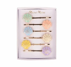 Meri-Meri MERI MERI BARRETTES À CHEVEUX - 6 X EPINGLES COQUILLAGE -Bébé Produits Vente meri meri barrettes a cheveux 6 x epingles coquill 1