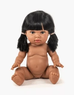 MINIKANE POUPEE GORDIS FILLE 34CM - LATIKA -Bébé Produits Vente minikane poupee gordis fille 34cm latika