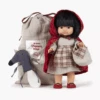MINIKANE POUPÉE LE PETIT CHAPERON ROUGE JADE-LOU - CONTES & LÉGENDES GORDIS