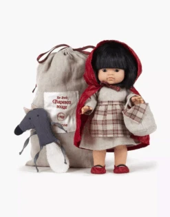 MINIKANE POUPÉE LE PETIT CHAPERON ROUGE JADE-LOU - CONTES & LÉGENDES GORDIS
