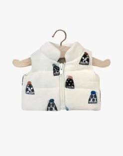 MINIKANE TENUE GORDIS 34-37CM - DOUDOUNE SANS MANCHES BERNARD TOP OF WINTER