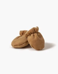 MINIKANE TENUE GORDIS 34-37CM - PAIRE DE MOUFLES EN MILLERAIE CAMEL