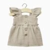 MINIKANE TENUE GORDIS 34-37CM - ROBE TABLIER "ELISA" GALET