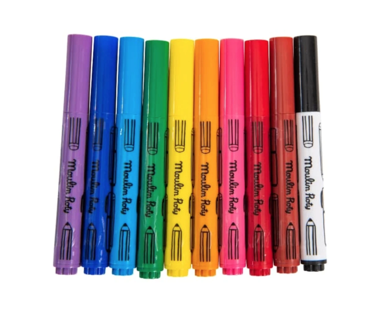 MOULIN ROTY MES 10 PREMIERS FEUTRES POINTE ARRONDIE - LES POPIPOP 2 MOULIN ROTY MES 10 PREMIERS FEUTRES POINTE ARRONDIE - LES POPIPOP – Image 2