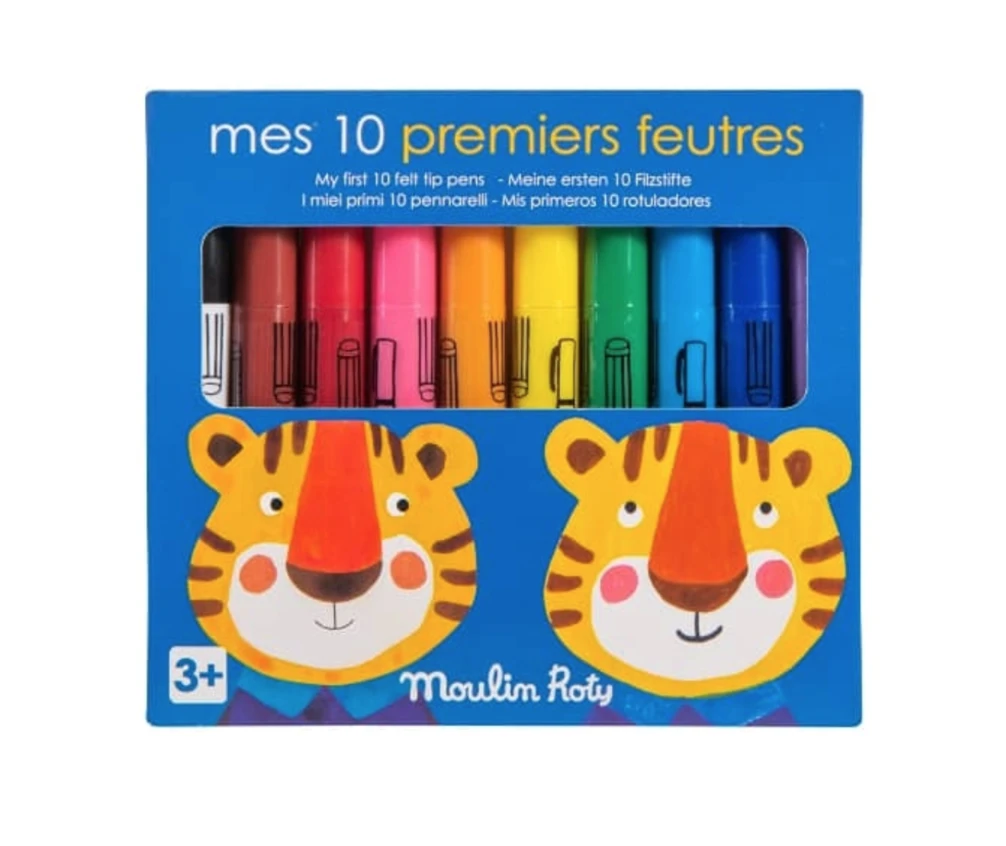 MOULIN ROTY MES 10 PREMIERS FEUTRES POINTE ARRONDIE - LES POPIPOP 1 MOULIN ROTY MES 10 PREMIERS FEUTRES POINTE ARRONDIE - LES POPIPOP