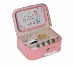 MOULIN ROTY VALISE DINETTE À THÉ EN MÉTAL 14PC - LES PARISIENNES -Bébé Produits Vente moulin roty valise dinette a the en metal 14pc les 2