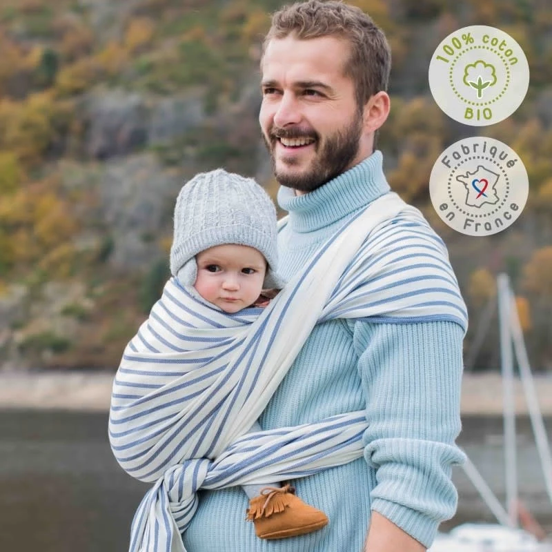 NEOBULLE ECHARPE DE PORTAGE MARINIERE MALO 4,6M 2 NEOBULLE ECHARPE DE PORTAGE MARINIERE MALO 4,6M – Image 2