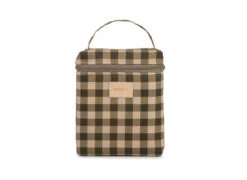 NOBODINOZ LUNCH BAG ISOTHERME HYDE PARK - GREEN CHECKS