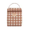 NOBODINOZ LUNCH BAG ISOTHERME HYDE PARK - TERRACOTTA CHECKS