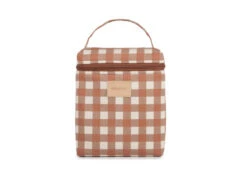 NOBODINOZ LUNCH BAG ISOTHERME HYDE PARK - TERRACOTTA CHECKS