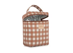 NOBODINOZ LUNCH BAG ISOTHERME HYDE PARK - TERRACOTTA CHECKS -Bébé Produits Vente nobodinoz lunch bag isotherme hyde park terracotta 3