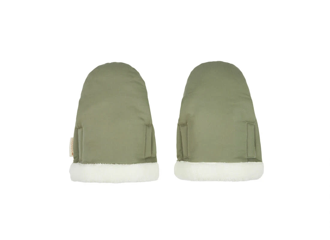 NOBODINOZ MOUFLES POUSSETTE IMPERMÉABLE "BABY ON THE GO" OLIVE GREEN 1 NOBODINOZ MOUFLES POUSSETTE IMPERMÉABLE "BABY ON THE GO" OLIVE GREEN