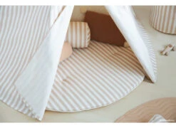 NOBODINOZ TIPI "ARIZONA" TAUPE STRIPES NATURAL -Bébé Produits Vente nobodinoz tipi arizona taupe stripes natural 2