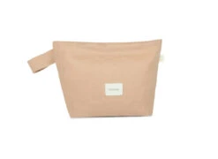 NOBODINOZ TROUSSE DE TOILETTE 34X24CM "LIN FRANÇAIS" SAND