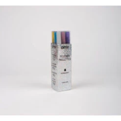 OMY BOITE DE 9 FEUTRES DOUBLE POINTE PAILLETTES