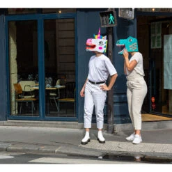 OMY MASQUE 3D À MONTER - LICORNE -Bébé Produits Vente omy masque 3d a monter licorne 4