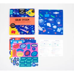 OMY POSTER DIDACTIQUE 60 STICKERS - OMY SCHOOL - SYSTÈME SOLAIRE -Bébé Produits Vente omy poster didactique 60 stickers omy school syste 2