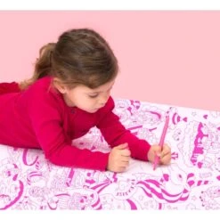 OMY POSTER GÉANT À COLORIER - LILY - 100 X 70 -Bébé Produits Vente omy poster geant a colorier lily 100 x 70 2