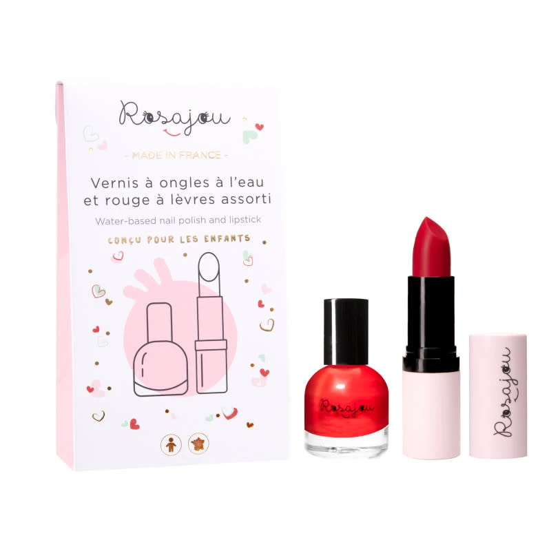 ROSAJOU DUO MADAME - BAUME À LÈVRE + VERNIS 1 ROSAJOU DUO MADAME - BAUME À LÈVRE + VERNIS