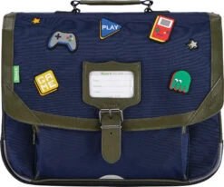 TANN'S CARTABLE 38CM CP/CE2 - PATCHS CONSOLE SOAN