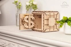 UGEARS MAQUETTE MÉCANIQUE - COFFRE-FORT -Bébé Produits Vente ugears maquette mecanique coffre fort 4