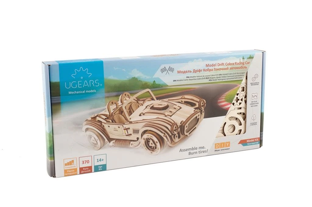 UGEARS MAQUETTE MÉCANIQUE - DRIFT COBRA RACING CAR 2 UGEARS MAQUETTE MÉCANIQUE - DRIFT COBRA RACING CAR – Image 2