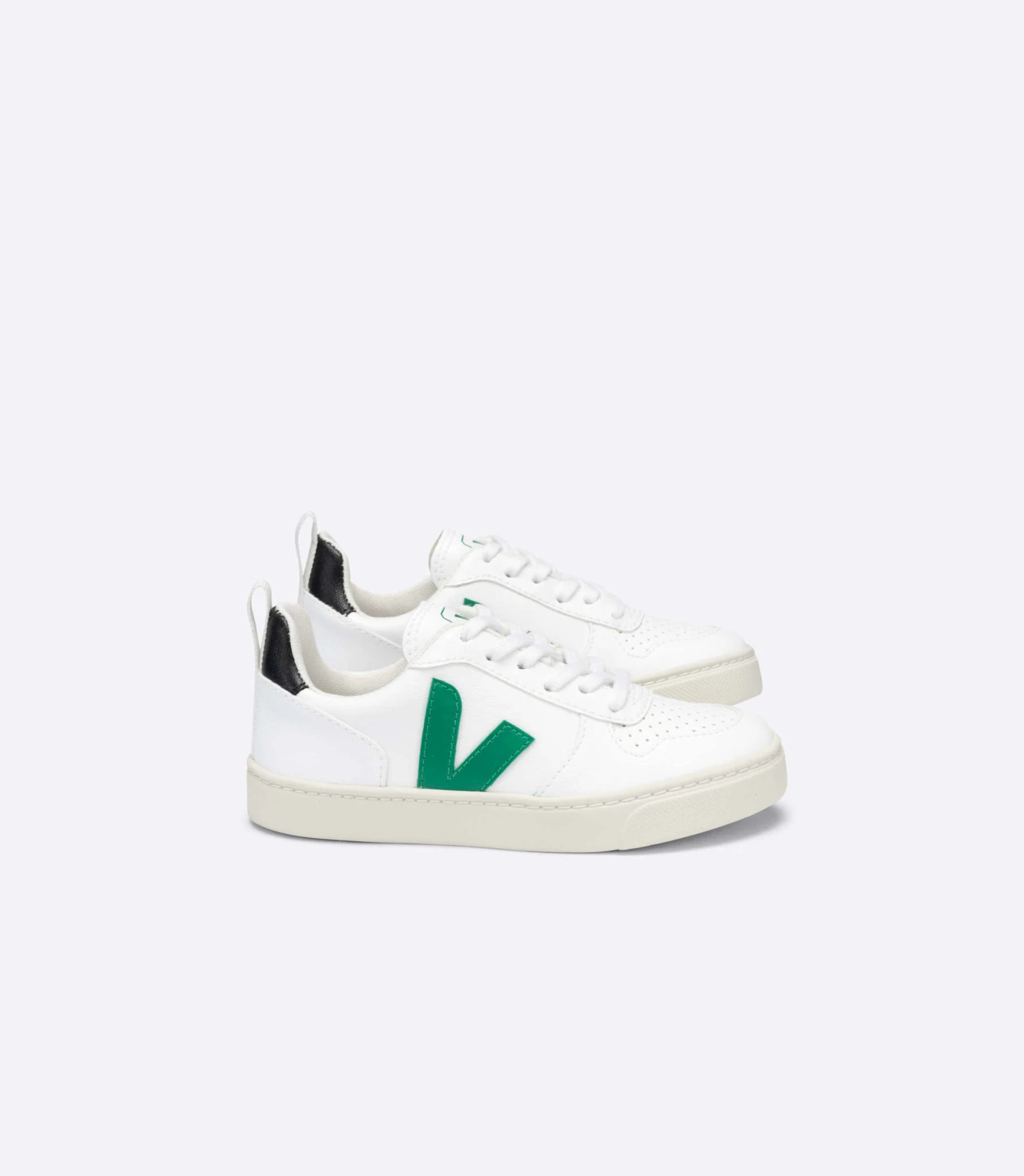 VEJA BASKET VEJA V10 LACET - WHITE EMERAUDE BLACK 1 VEJA BASKET VEJA V10 LACET - WHITE EMERAUDE BLACK