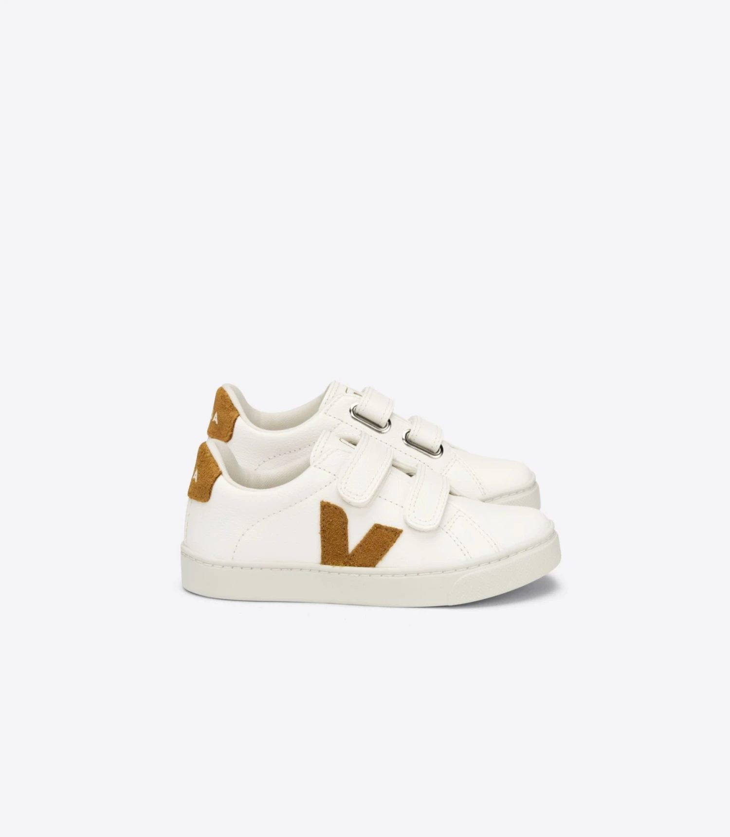 VEJA BASKET VELCRO - ESPLAR EXTRA WHITE CAMEL 1 VEJA BASKET VELCRO - ESPLAR EXTRA WHITE CAMEL