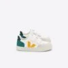 VEJA BASKET VELCRO - V12 CUIR MULTICO BRITTANY