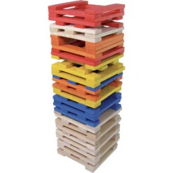 VILAC BATIBLOC COULEUR X100 EN HETRE -Bébé Produits Vente vilac batibloc couleur x100 en hetre 4