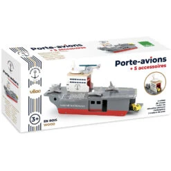 VILAC PORTE AVION & ACCESSOIRES - MARINE NATIONALE -Bébé Produits Vente vilac porte avion accessoires marine nationale 6